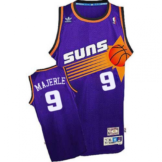 Men's Adidas Phoenix Suns #9 Dan Majerle Swingman Purple Throwback NBA Jersey - Ujersey