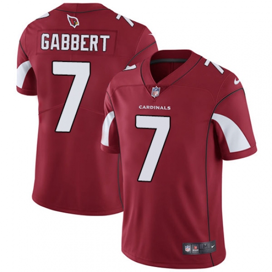 Youth Nike Arizona Cardinals #7 Blaine Gabbert Red Team Color Vapor Untouchable Limited Player NFL Jersey - Ujersey