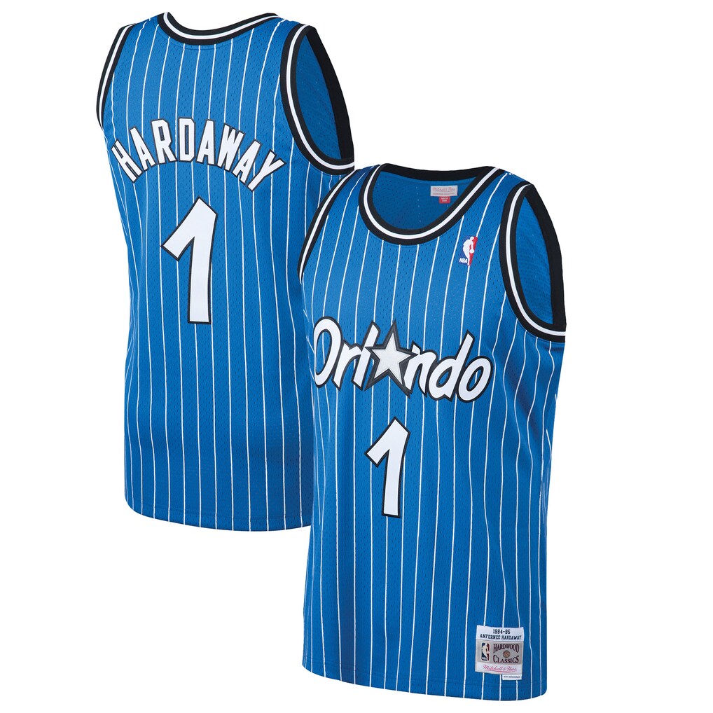 Men's Orlando Magic Penny Hardaway Mitchell & Ness Blue 1994/95 Hardwood Classics Swingman Jersey - Ujersey Shop