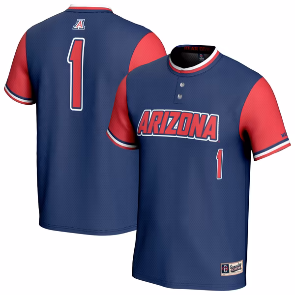 Unisex GameDay Greats Navy Arizona Wildcats Lightweight Softball Fashion Jersey - Ujersey