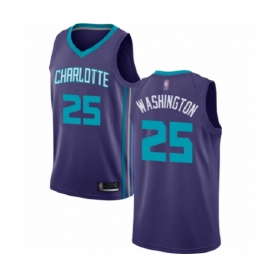 Youth Jordan Charlotte Hornets #25 PJ Washington Swingman Purple Basketball Jersey Statement Edition - Ujersey