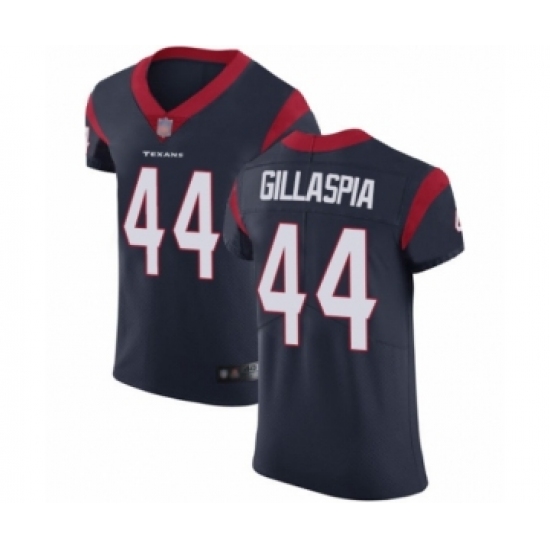 Men's Houston Texans #44 Cullen Gillaspia Navy Blue Team Color Vapor Untouchable Elite Player Football Jersey - Ujersey
