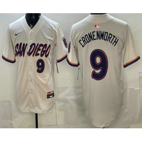 Men's San Diego Padres #9 Jake Cronenworth Cream 2026 City Connect Baseball Jersey - Ujersey