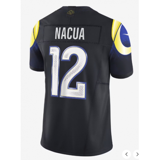 Men's Los Angeles Rams #12 Puka Nacua Rivalries Collection Jersey - Ujersey