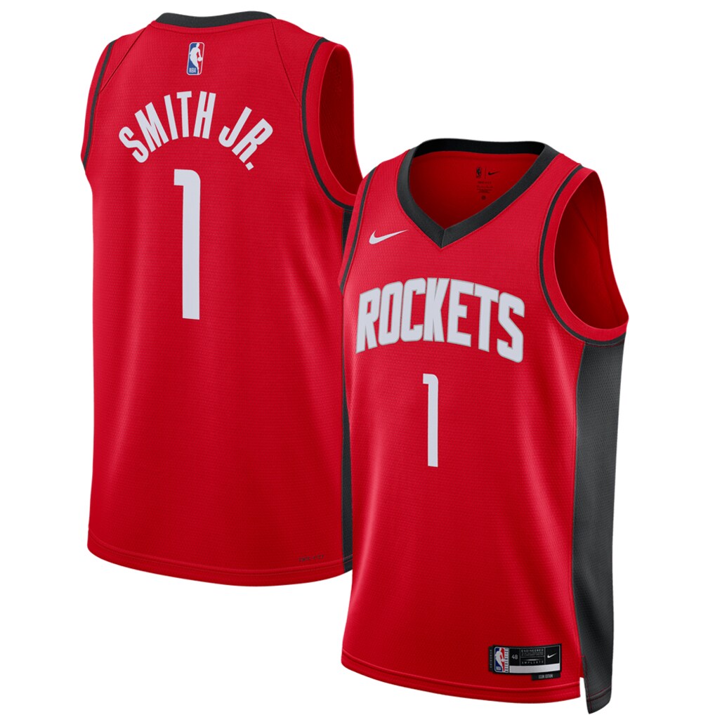 Unisex Houston Rockets Jabari Smith Jr. Nike Red 2022 NBA Draft First Round Pick Swingman Jersey - Icon Edition - Ujersey NFL Shop