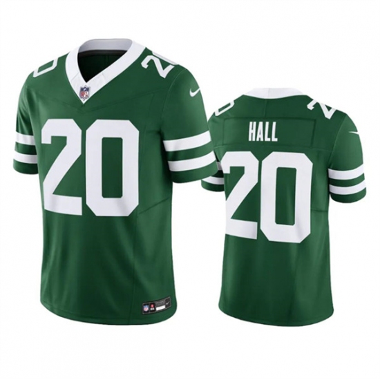 Men's New York Jets #20 Breece Hall Green 2024 F.U.S.E. Vapor Limited Football Stitched Jersey - Ujersey