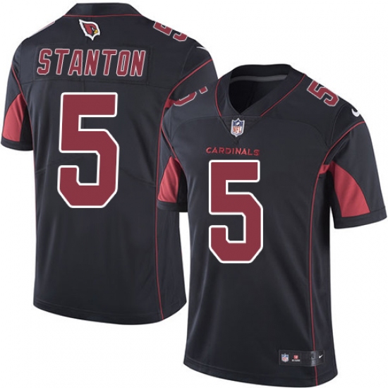 Youth Nike Arizona Cardinals #5 Drew Stanton Limited Black Rush Vapor Untouchable NFL Jersey - Ujersey
