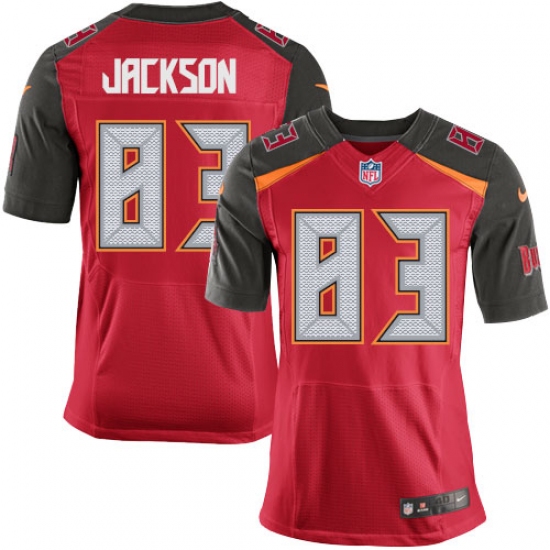 Men's Nike Tampa Bay Buccaneers #83 Vincent Jackson Elite Red Team Color NFL Jersey - Ujersey