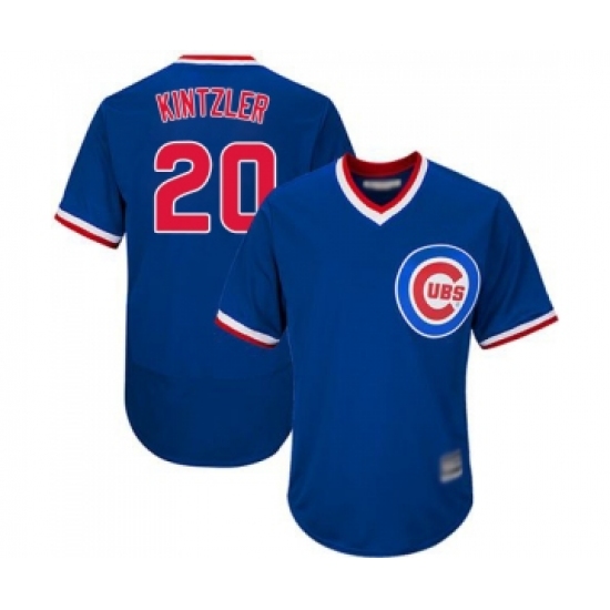 Men's Chicago Cubs #20 Brandon Kintzler Royal Blue Cooperstown Flexbase Authentic Collection Baseball Jersey - Ujersey