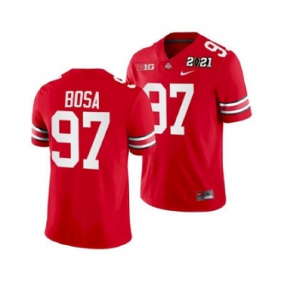 Men's Ohio State Buckeyes Nick Bosa Sugar Bowl Jersey Scarlet Playoff Home - Ujersey