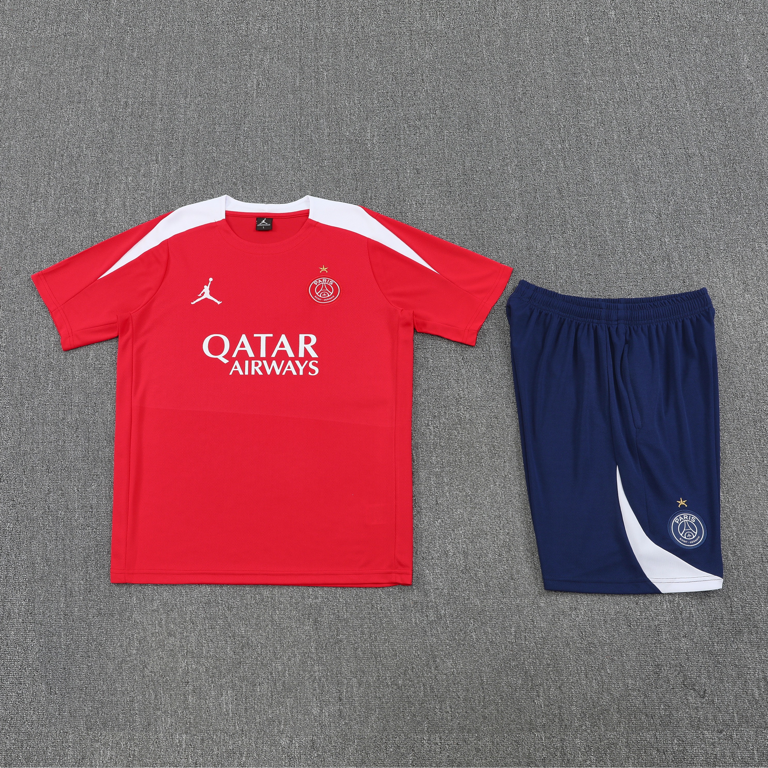 PSG Training Jersey Kit Red 2025/26 - With Star - Ujersey NHL