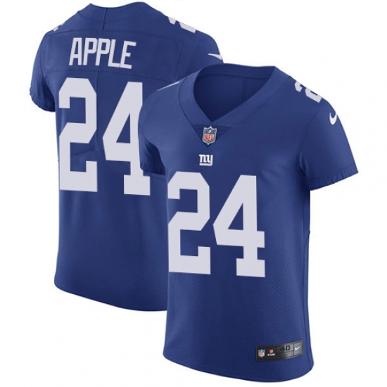 Men's Nike New York Giants #24 Eli Apple Elite Royal Blue Team Color NFL Jersey - Ujersey