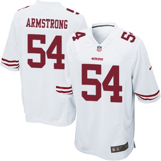 Men's Nike San Francisco 49ers #54 Ray-Ray Armstrong Game White NFL Jersey - Ujersey