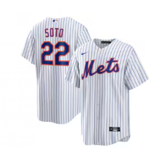 Men's New York Mets #22 Juan Soto Nike White Home Replica Player Jersey - Ujersey