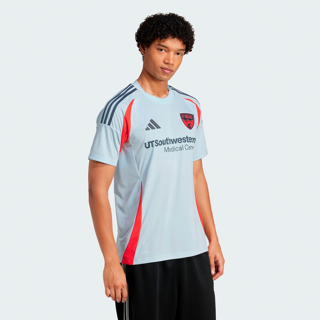 Men's FC Dallas adidas Light Blue 2025 The Inferno Kit Replica Jersey - Ujersey