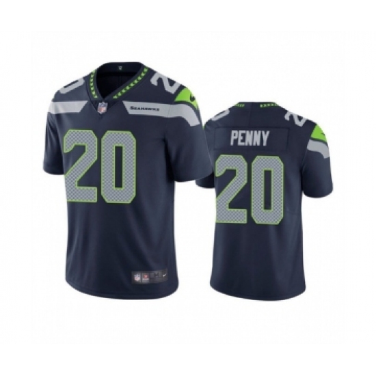 Men's Seattle Seahawks #20 Rashaad Penny Navy Vapor Untouchable Limited Stitched Jersey - Ujersey