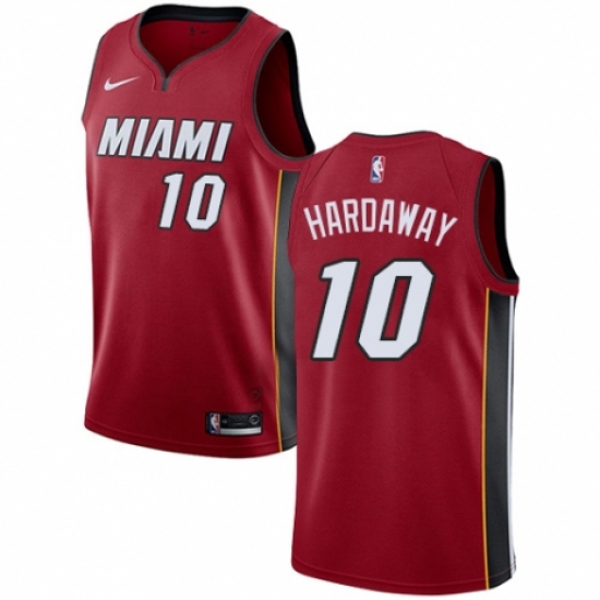 Women's Nike Miami Heat #10 Tim Hardaway Authentic Red NBA Jersey Statement Edition - Ujersey