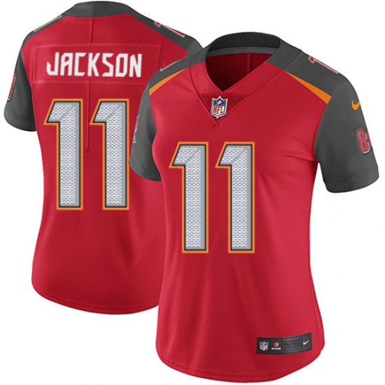 Women's Nike Tampa Bay Buccaneers #11 DeSean Jackson Red Team Color Vapor Untouchable Limited Player NFL Jersey - Ujersey