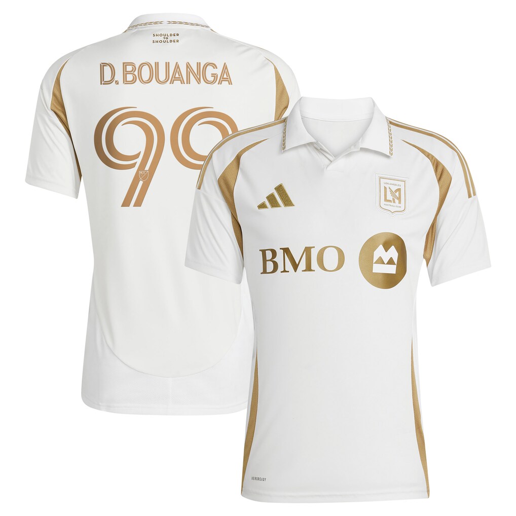 Men's LAFC Denis Bouanga adidas White 2025 Secondary Replica Player Jersey - Ujersey