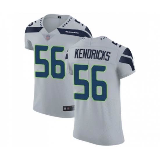 Men's Seattle Seahawks #56 Mychal Kendricks Grey Alternate Vapor Untouchable Elite Player Football Jersey - Ujersey