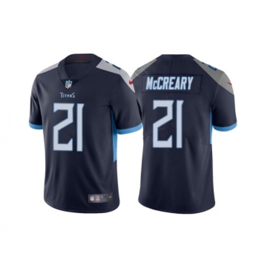 Men's Tennessee Titans #21 Roger McCreary Navy Vapor Untouchable Stitched Jersey - Ujersey
