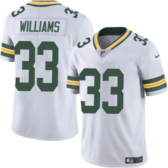 Men's Green Bay Packers #33 Evan Williams White Vapor Untouchable Limited Football Stitched Jersey - Ujersey
