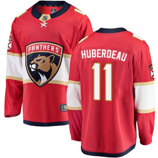 Youth Florida Panthers #11 Jonathan Huberdeau Fanatics Branded Red Home Breakaway NHL Jersey - Ujersey