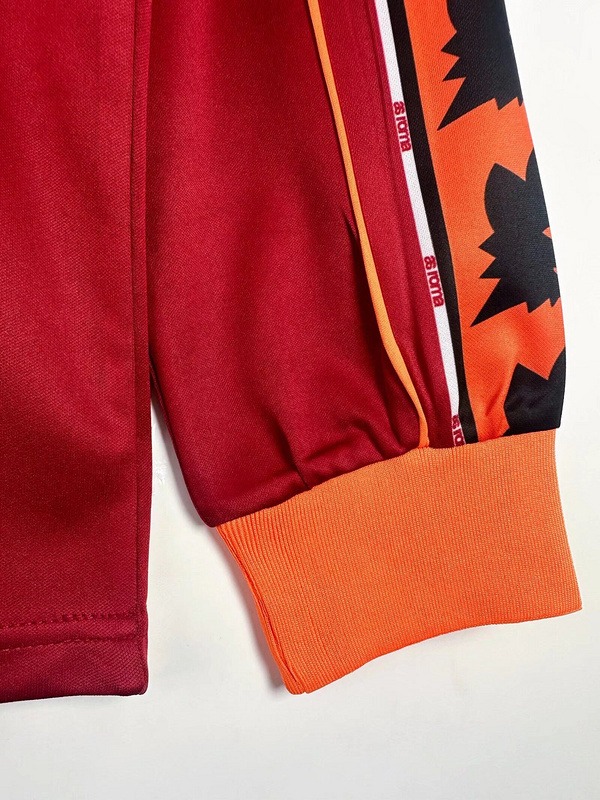 Roma Retro Soccer Jersey Home Long Sleeve Custom Shirt 1998/99 - Ujersey