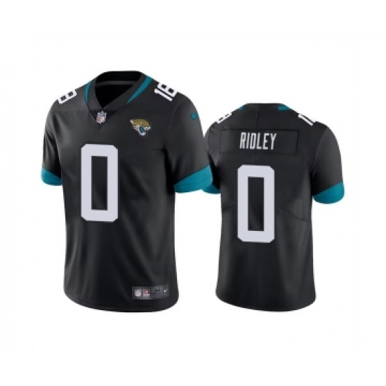 Men's Jacksonville Jaguars #0 Calvin Ridley Black Vapor Untouchable Limited Stitched Jersey