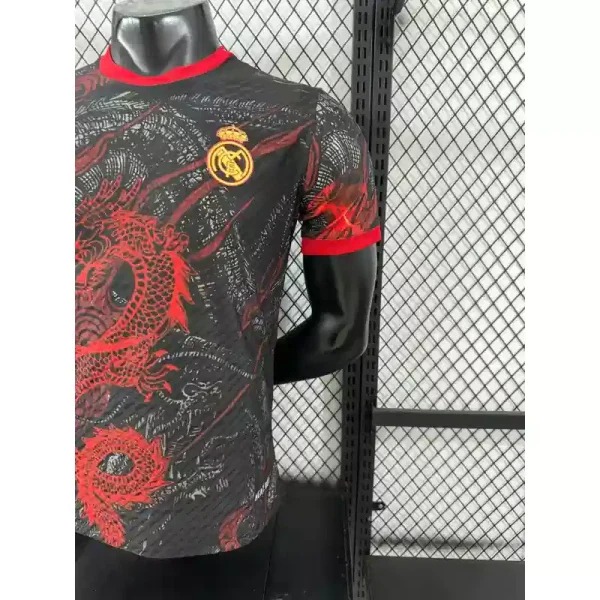Real Madrid Soccer Jersey Red Dragon Special Edition Shirt 2025/26