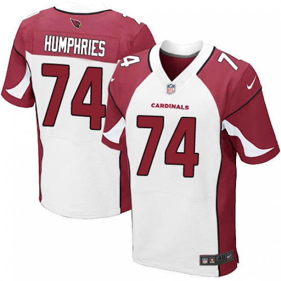 Men's Nike Arizona Cardinals #74 D.J. Humphries Elite White NFL Jersey - Ujersey