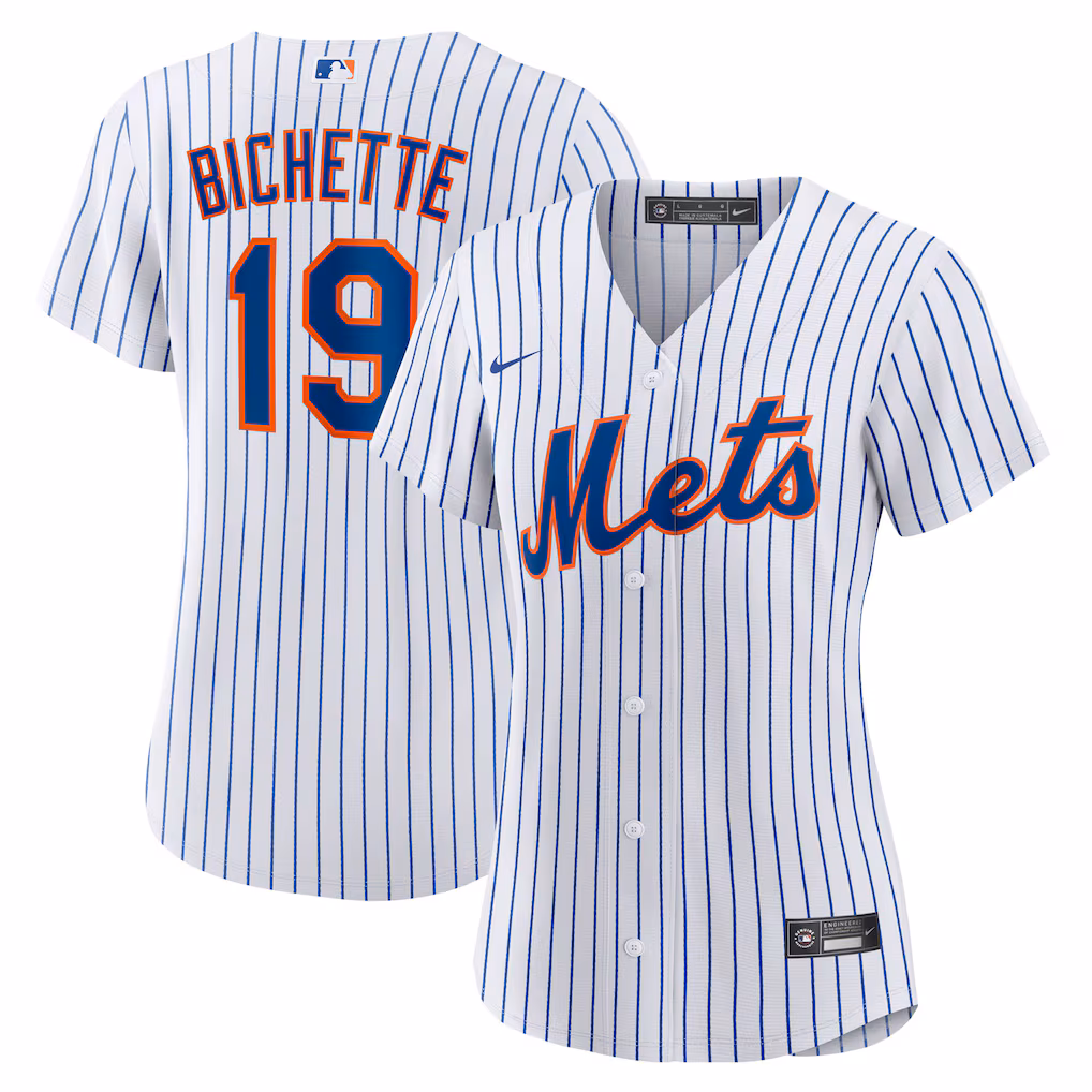 Women's New York Mets Bo Bichette Nike White Home Replica Jersey - Ujersey NHL
