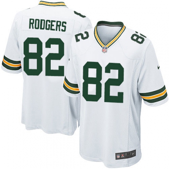 Men's Nike Green Bay Packers #82 Richard Rodgers Game White NFL Jersey - Ujersey
