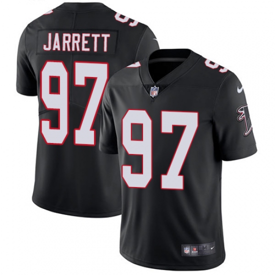 Youth Nike Atlanta Falcons #97 Grady Jarrett Black Alternate Vapor Untouchable Limited Player NFL Jersey - Ujersey