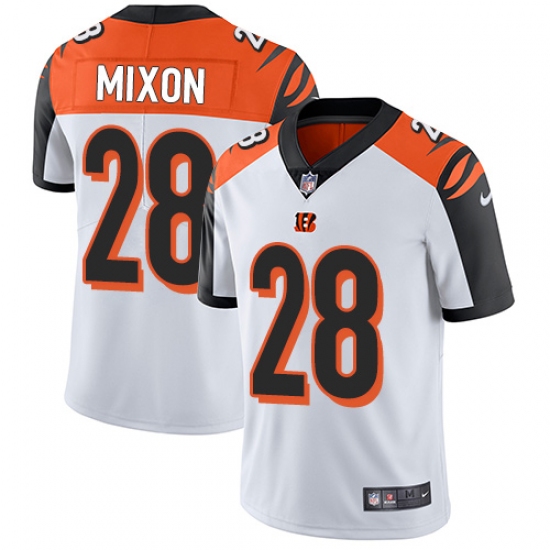 Men's Nike Cincinnati Bengals #28 Joe Mixon Vapor Untouchable Limited White NFL Jersey - Ujersey