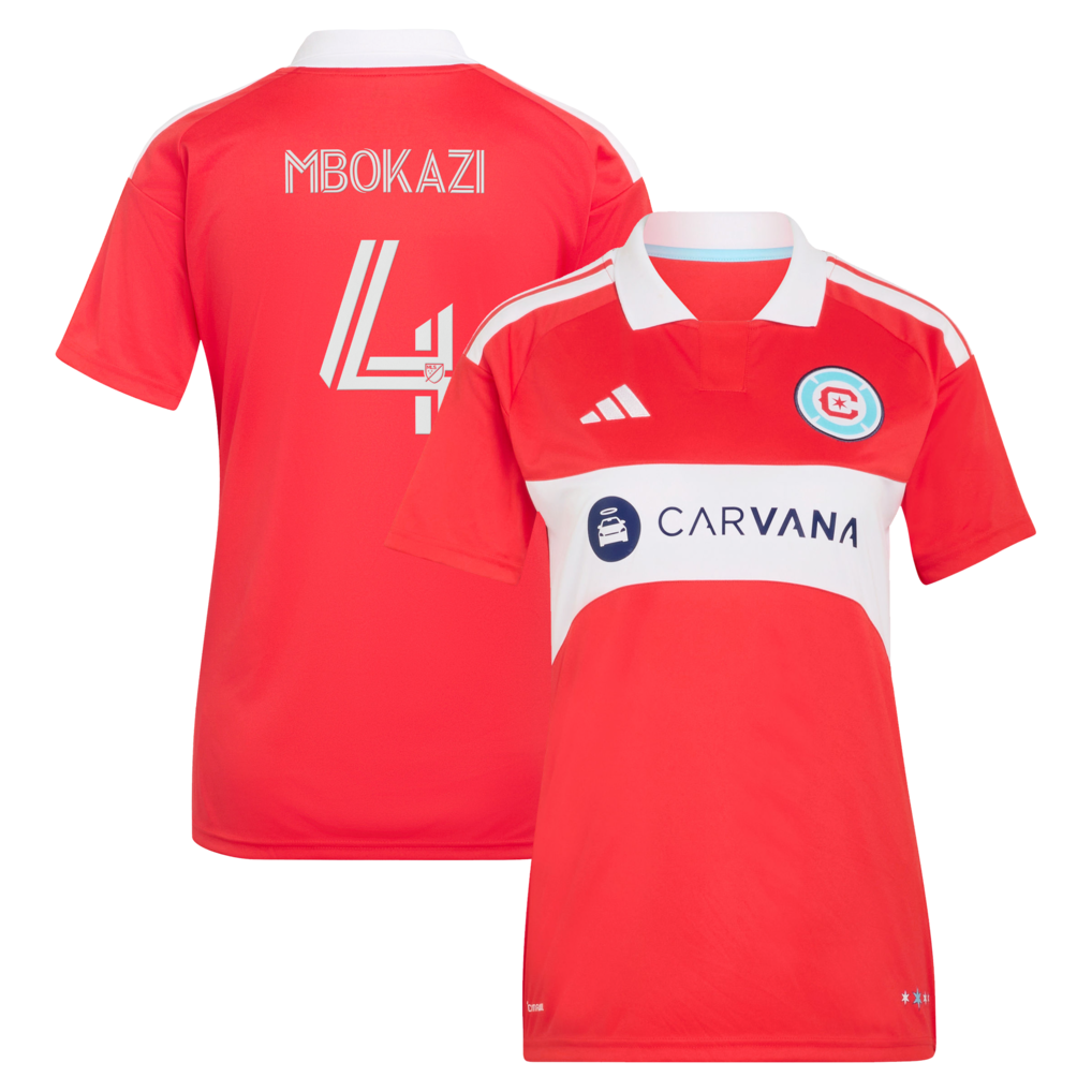 Women's Chicago Fire Mbekezeli Mbokazi adidas Red 2026 Forever Red Replica Jersey - Ujersey
