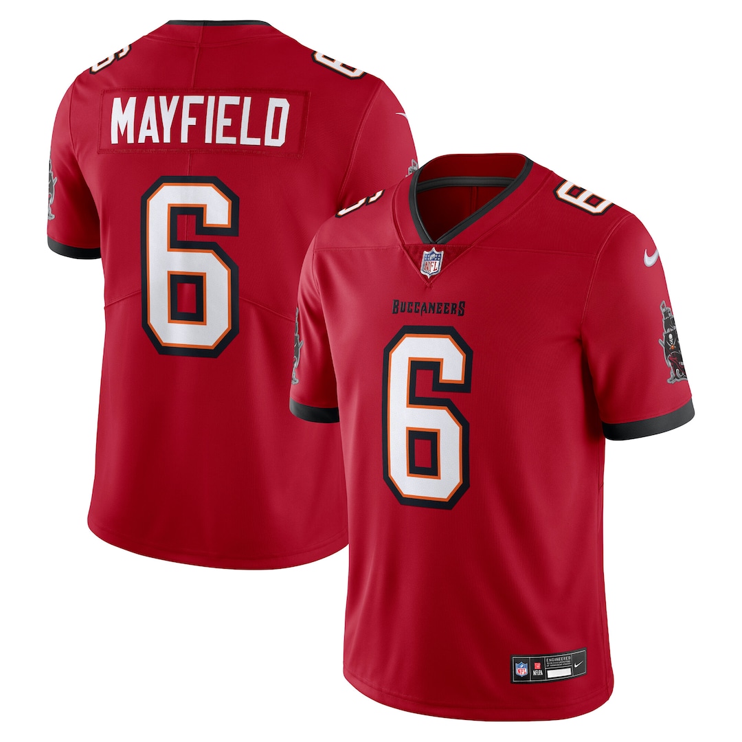 Men's Tampa Bay Buccaneers Baker Mayfield Nike Red Vapor Untouchable Stitched Limited Jersey - Ujersey