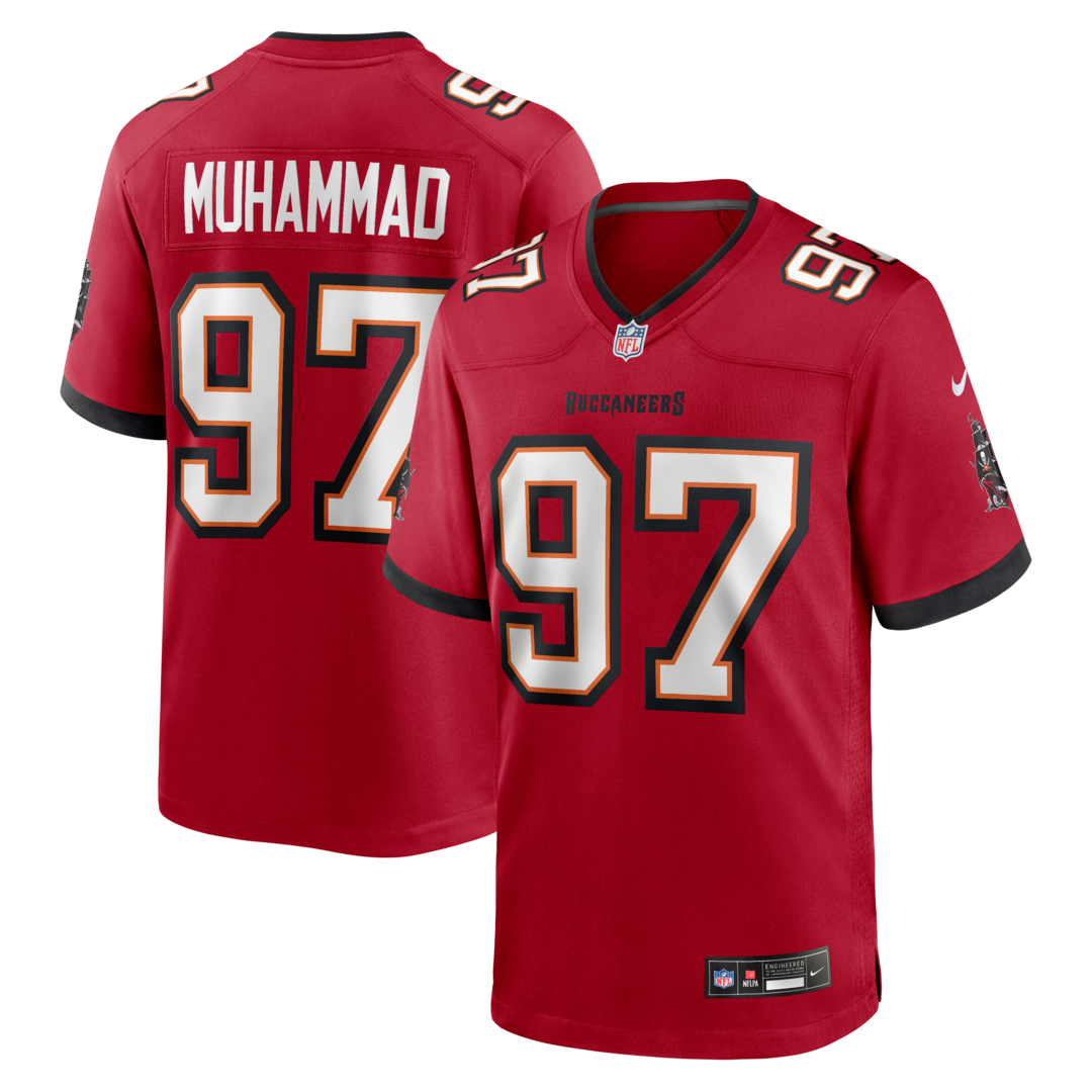 Men's Tampa Bay Buccaneers Al-Quadin Muhammad Nike Red Team Game Jersey - U-jersey