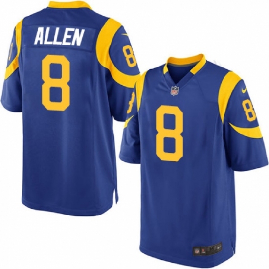 Men's Nike Los Angeles Rams #8 Brandon Allen Game Royal Blue Alternate NFL Jersey - Ujersey