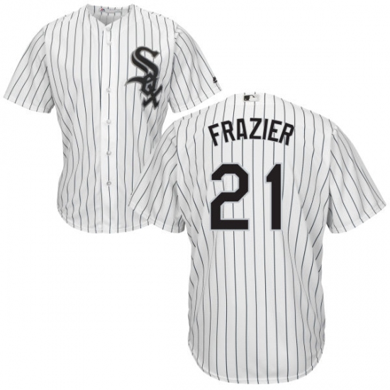 Women's Majestic Chicago White Sox #10 Yoan Moncada Replica White 2013 Alternate Home Cool Base MLB Jersey - Ujersey