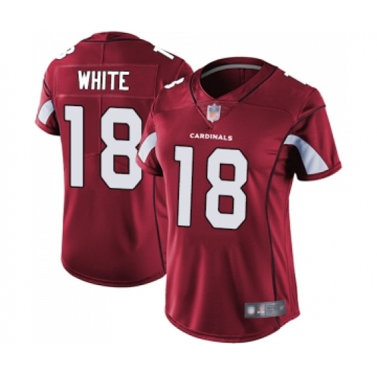 Women's Arizona Cardinals #18 Kevin White Red Team Color Vapor Untouchable Limited Player Football Jersey - Ujersey