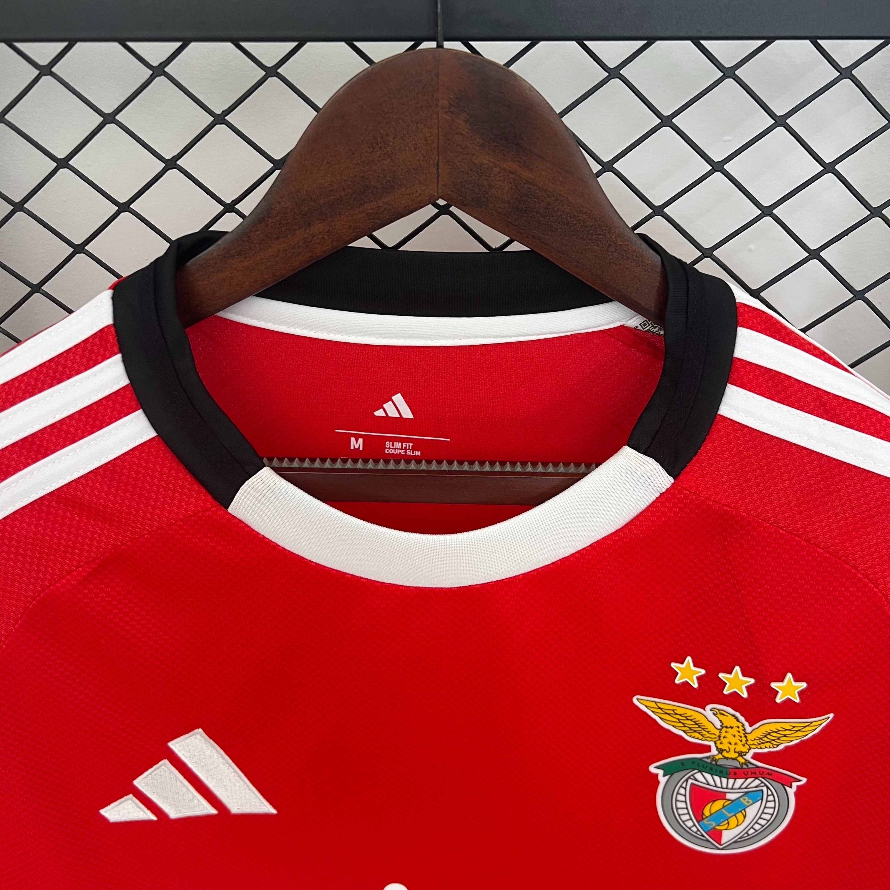 Benfica Soccer Jersey Home Long Sleeve Custom Shirt 2025/26 - SUjersey01