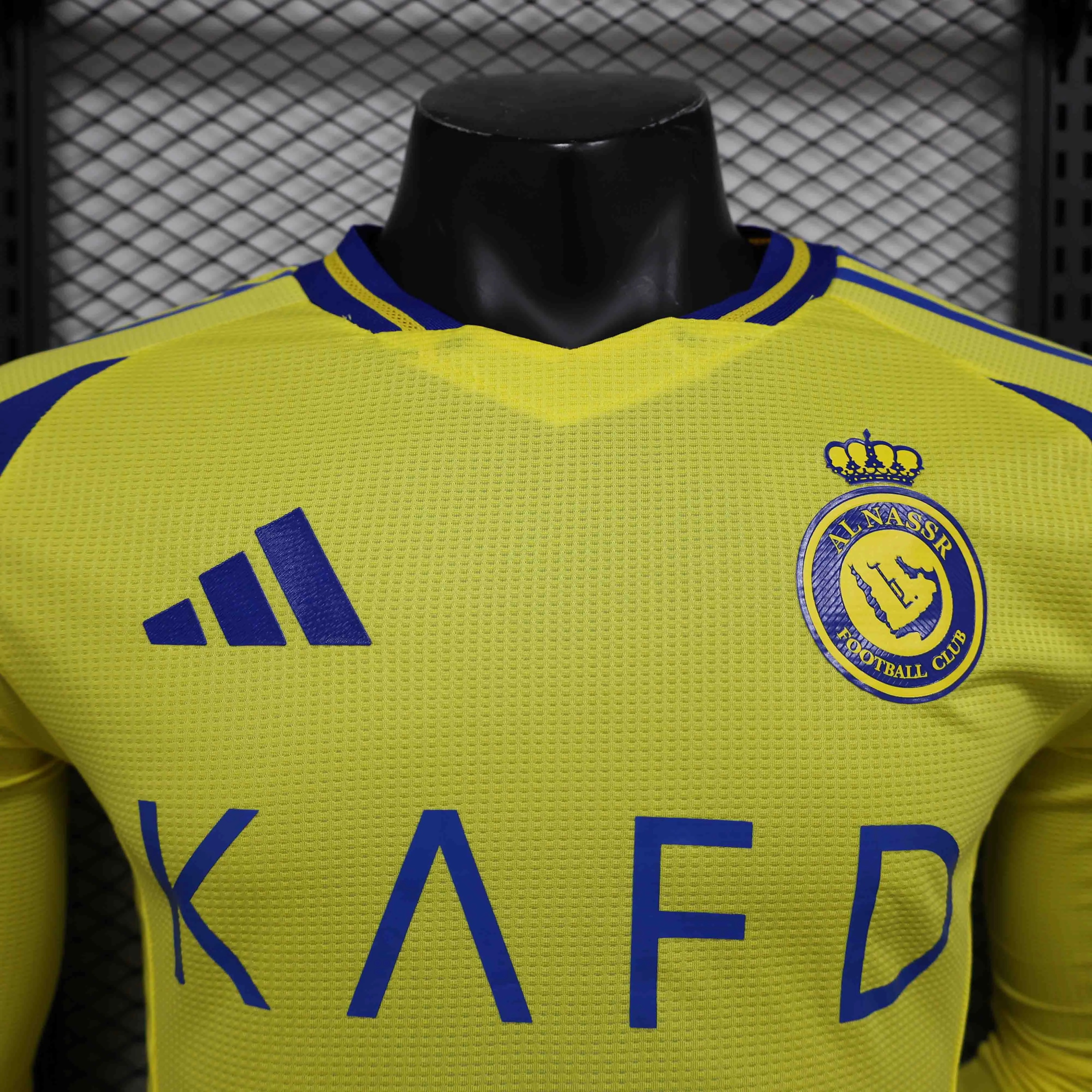 Al Nassr Soccer Jersey Home Long Sleeve Shirt 2024/25