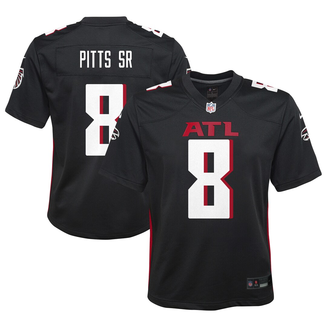 Youth Atlanta Falcons Kyle Pitts Sr. Nike Black Game Jersey - Ujersey