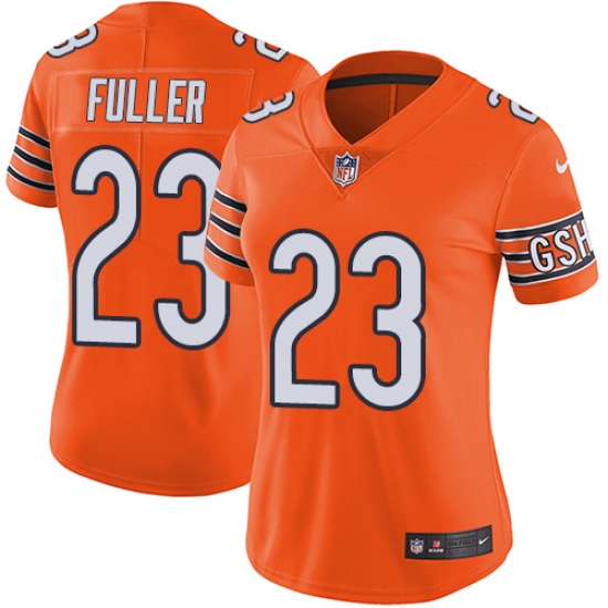 Women's Nike Chicago Bears #23 Kyle Fuller Limited Orange Rush Vapor Untouchable NFL Jersey - Ujersey