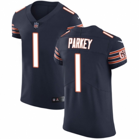 Men's Nike Chicago Bears #1 Cody Parkey Navy Blue Team Color Vapor Untouchable Elite Player NFL Jersey - Ujersey