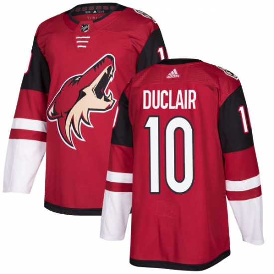 Youth Adidas Arizona Coyotes #10 Anthony Duclair Authentic Burgundy Red Home NHL Jersey - Ujersey