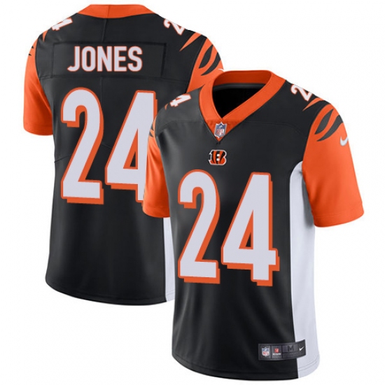 Youth Nike Cincinnati Bengals #24 Adam Jones Vapor Untouchable Limited Black Team Color NFL Jersey - Ujersey