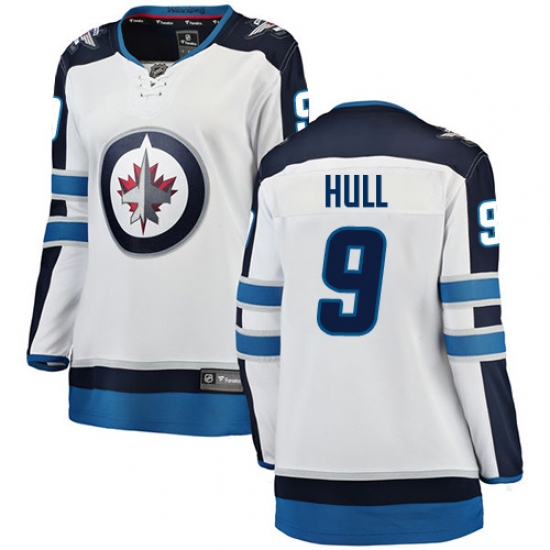 Women's Winnipeg Jets #9 Bobby Hull Fanatics Branded White Away Breakaway NHL Jersey - Ujersey