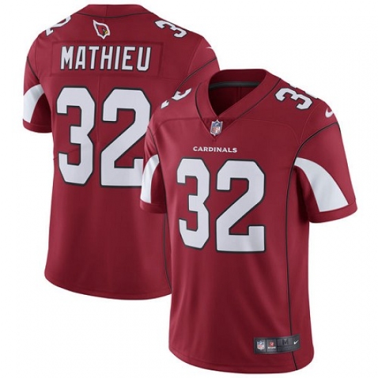 Youth Nike Arizona Cardinals #32 Tyrann Mathieu Red Team Color Vapor Untouchable Limited Player NFL Jersey - Ujersey